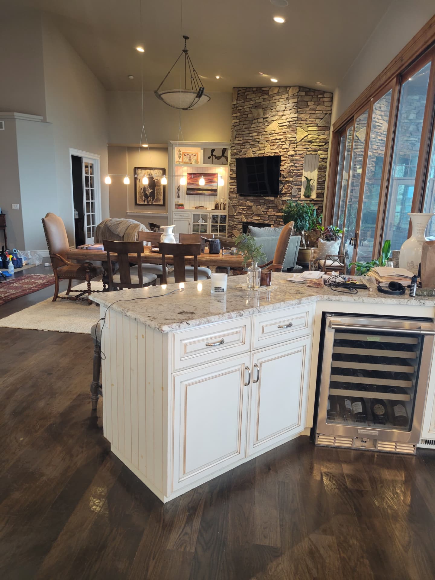 Recurring kitchen clean — counters, appliances, floors